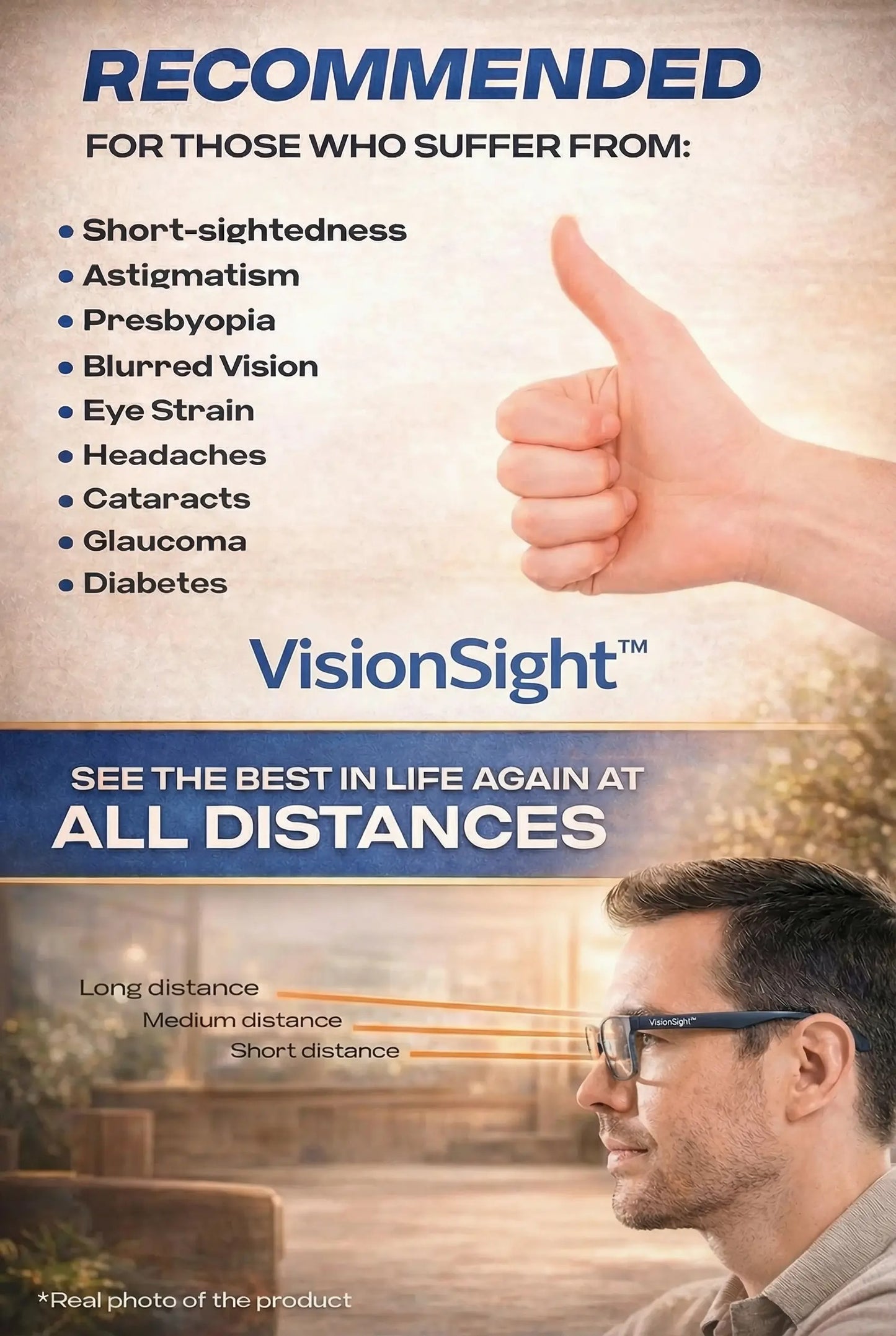 VisionSight 3-in-1 Reading Glasses